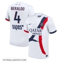 Paris Saint-Germain Lucas Beraldo #4 Replika Bortedrakt 2025-26 Kortermet