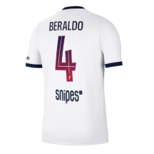 Paris Saint-Germain Lucas Beraldo #4 Replika Bortedrakt 2026-27 Kortermet