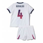Paris Saint-Germain Lucas Beraldo #4 Replika Bortedrakt Barn 2026-27 Kortermet (+ bukser)
