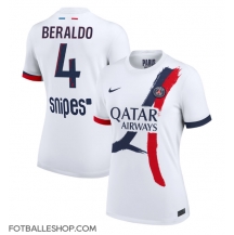 Paris Saint-Germain Lucas Beraldo #4 Replika Bortedrakt Dame 2025-26 Kortermet