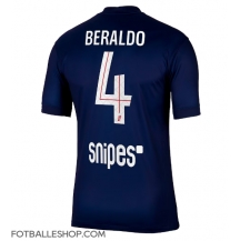 Paris Saint-Germain Lucas Beraldo #4 Replika Hjemmedrakt 2025-26 Kortermet