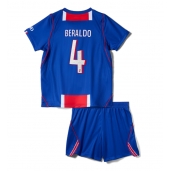 Paris Saint-Germain Lucas Beraldo #4 Replika Hjemmedrakt Barn 2026-27 Kortermet (+ bukser)