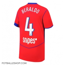 Paris Saint-Germain Lucas Beraldo #4 Replika Tredjedrakt 2025-26 Kortermet