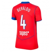 Paris Saint-Germain Lucas Beraldo #4 Replika Tredjedrakt Dame 2025-26 Kortermet