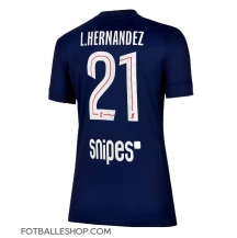 Paris Saint-Germain Lucas Hernandez #21 Replika Hjemmedrakt Dame 2025-26 Kortermet