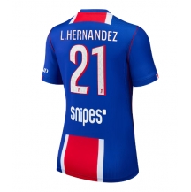 Paris Saint-Germain Lucas Hernandez #21 Replika Hjemmedrakt Dame 2026-27 Kortermet