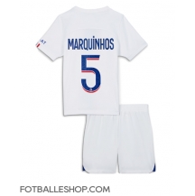Paris Saint-Germain Marquinhos #5 Replika Tredjedrakt Barn 2022-23 Kortermet (+ bukser)