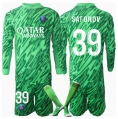 Paris Saint-Germain Matvei Safonov #39 Keeper Replika Hjemmedrakt Barn 2024-25 Langermet (+ bukser)