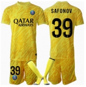 Paris Saint-Germain Matvei Safonov #39 Keeper Replika Tredjedrakt Barn 2024-25 Kortermet (+ bukser)