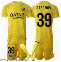 Paris Saint-Germain Matvei Safonov #39 Keeper Replika Tredjedrakt Barn 2024-25 Kortermet (+ bukser)