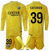 Paris Saint-Germain Matvei Safonov #39 Keeper Replika Tredjedrakt Barn 2024-25 Langermet (+ bukser)