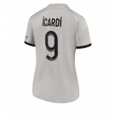 Paris Saint-Germain Mauro Icardi #9 Replika Bortedrakt Dame 2022-23 Kortermet
