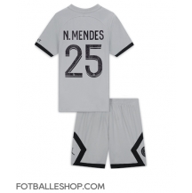 Paris Saint-Germain Nuno Mendes #25 Replika Bortedrakt Barn 2022-23 Kortermet (+ bukser)