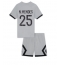 Paris Saint-Germain Nuno Mendes #25 Replika Bortedrakt Barn 2022-23 Kortermet (+ bukser)