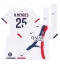 Paris Saint-Germain Nuno Mendes #25 Replika Bortedrakt Barn 2025-26 Kortermet (+ bukser)