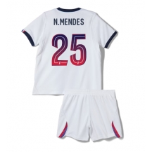 Paris Saint-Germain Nuno Mendes #25 Replika Bortedrakt Barn 2026-27 Kortermet (+ bukser)