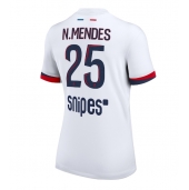 Paris Saint-Germain Nuno Mendes #25 Replika Bortedrakt Dame 2025-26 Kortermet