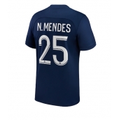 Paris Saint-Germain Nuno Mendes #25 Replika Hjemmedrakt 2022-23 Kortermet