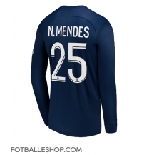 Paris Saint-Germain Nuno Mendes #25 Replika Hjemmedrakt 2022-23 Langermet