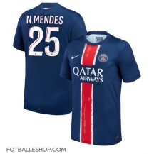 Paris Saint-Germain Nuno Mendes #25 Replika Hjemmedrakt 2024-25 Kortermet