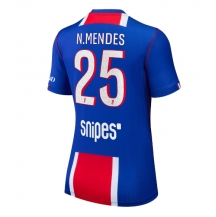 Paris Saint-Germain Nuno Mendes #25 Replika Hjemmedrakt Dame 2026-27 Kortermet