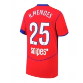 Paris Saint-Germain Nuno Mendes #25 Replika Tredjedrakt 2025-26 Kortermet