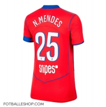 Paris Saint-Germain Nuno Mendes #25 Replika Tredjedrakt Dame 2025-26 Kortermet