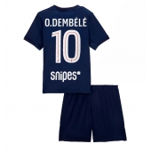 Paris Saint-Germain Ousmane Dembele #10 Replika Hjemmedrakt Barn 2025-26 Kortermet (+ bukser)