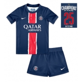 Paris Saint-Germain Replika Hjemmedrakt Barn 2024-25 UCL Champions Kortermet (+ bukser)