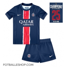 Paris Saint-Germain Replika Hjemmedrakt Barn 2024-25 UCL Champions Kortermet (+ bukser)