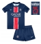 Paris Saint-Germain Replika Hjemmedrakt Barn 2024-25 UCL Champions Kortermet (+ bukser)
