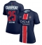 Paris Saint-Germain Replika Hjemmedrakt Dame 2024-25 UCL Champions Kortermet