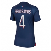 Paris Saint-Germain Sergio Ramos #4 Replika Hjemmedrakt Dame 2023-24 Kortermet
