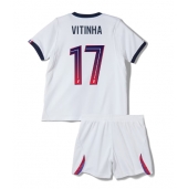 Paris Saint-Germain Vitinha #17 Replika Bortedrakt Barn 2026-27 Kortermet (+ bukser)