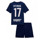 Paris Saint-Germain Vitinha #17 Replika Hjemmedrakt Barn 2025-26 Kortermet (+ bukser)