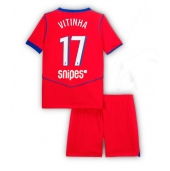 Paris Saint-Germain Vitinha #17 Replika Tredjedrakt Barn 2025-26 Kortermet (+ bukser)