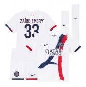 Paris Saint-Germain Warren Zaire-Emery #33 Replika Bortedrakt Barn 2025-26 Kortermet (+ bukser)