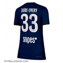 Paris Saint-Germain Warren Zaire-Emery #33 Replika Hjemmedrakt Dame 2025-26 Kortermet