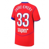 Paris Saint-Germain Warren Zaire-Emery #33 Replika Tredjedrakt 2025-26 Kortermet