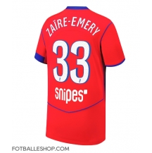 Paris Saint-Germain Warren Zaire-Emery #33 Replika Tredjedrakt 2025-26 Kortermet
