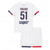 Paris Saint-Germain Willian Pacho #51 Replika Bortedrakt Barn 2025-26 Kortermet (+ bukser)