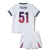 Paris Saint-Germain Willian Pacho #51 Replika Bortedrakt Barn 2026-27 Kortermet (+ bukser)