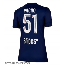 Paris Saint-Germain Willian Pacho #51 Replika Hjemmedrakt Dame 2025-26 Kortermet