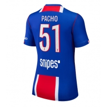 Paris Saint-Germain Willian Pacho #51 Replika Hjemmedrakt Dame 2026-27 Kortermet
