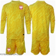 Polen Keeper Replika Hjemmedrakt Barn EM 2024 Langermet (+ bukser)