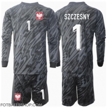 Polen Wojciech Szczesny #1 Keeper Replika Bortedrakt Barn EM 2024 Langermet (+ bukser)