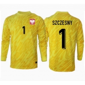 Polen Wojciech Szczesny #1 Keeper Replika Hjemmedrakt EM 2024 Langermet