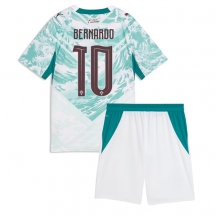Portugal Bernardo Silva #10 Replika Bortedrakt Barn VM 2026 Kortermet (+ bukser)