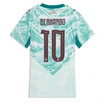Portugal Bernardo Silva #10 Replika Bortedrakt Dame VM 2026 Kortermet