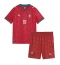 Portugal Bernardo Silva #10 Replika Hjemmedrakt Barn VM 2026 Kortermet (+ bukser)
